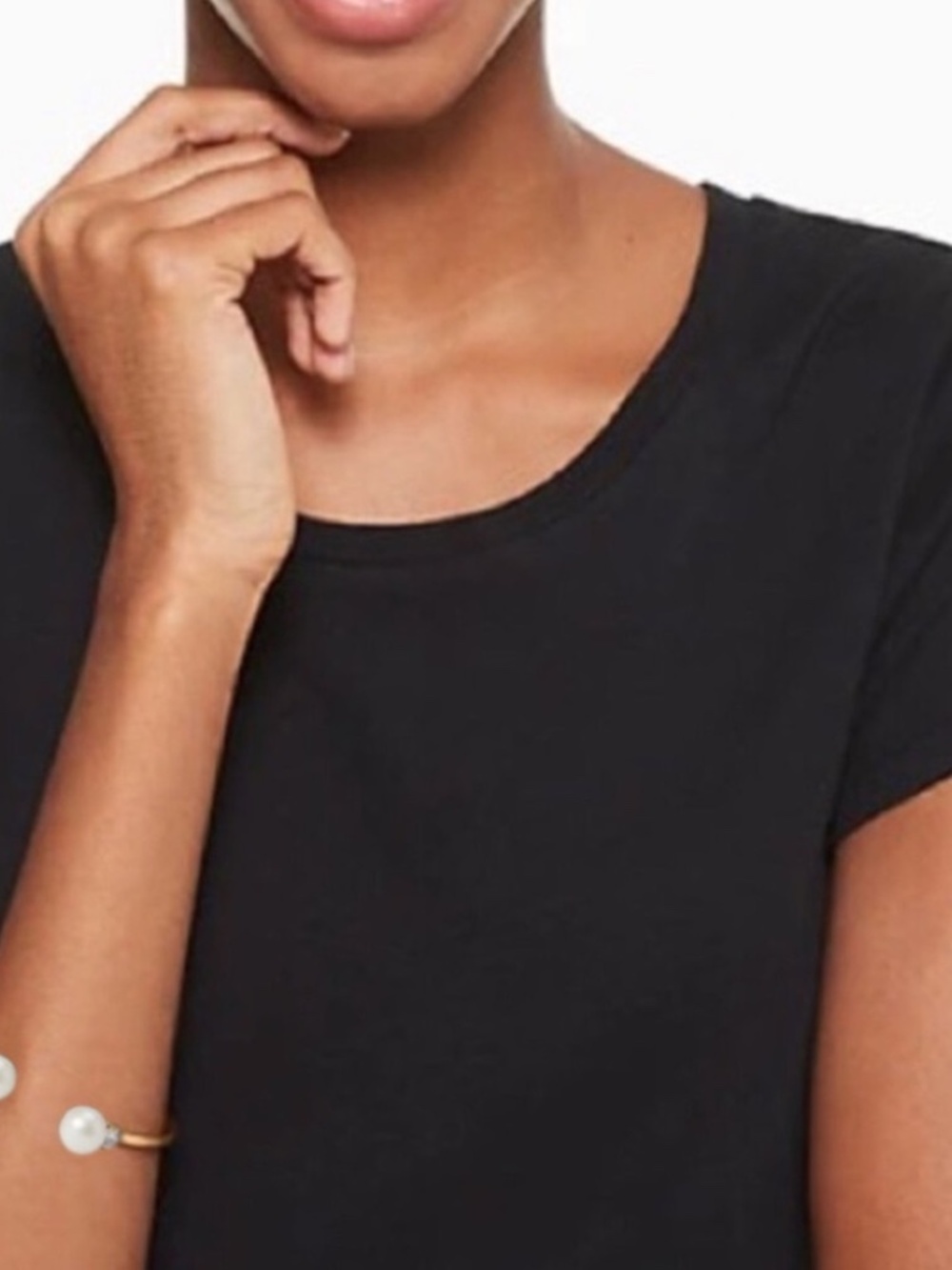kate spade "Pearl of Wisdom" Open-Hinged Bangle Bracelet - Picture 5 of 6